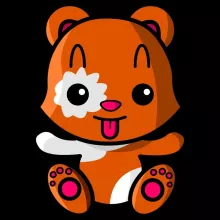 Coque Téléphone Portable « Kawaii Hamster » – Parodie Délire Kawaii