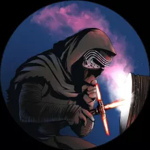 Kylo Ren Mütze – Parodie auf Star Wars