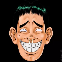 Pull Manga « Baka - Les Rois de la Grimace Vol.5 » – Parodie Manga Design Grimaces