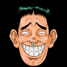 T-shirt Manga « Baka - Les Rois de la Grimace Vol.5 » – Parodie Manga Design Grimaces