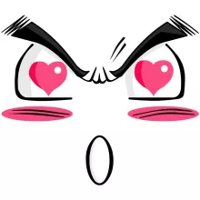 Mug Manga « In Love !! » – Parodie Funny Face