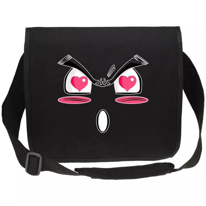 Sacs étudiant canvas Parodie Funny Face In Love !! - Manga - Funny Face