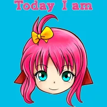 Flickor barnens T-shirts – Parodi Today I am
