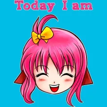 Flickor barnens T-shirts – Parodi Today I am