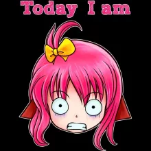 Today I Handyhülle “Today I am surprised - Manga Humor” – Parodie auf Today I am