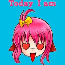 Flickor barnens T-shirts – Parodi Today I am