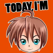 Camiseta Manga Style Stimmung Collection “Today I am Happy” – Parodia de Today I am