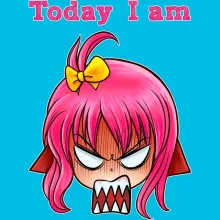 Flickor barnens T-shirts – Parodi Today I am