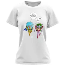 T-shirt Femme Shun « Attends que je t'attrape !! » – Parodie Saint Seiya