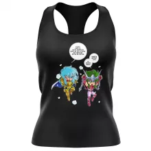 Débardeur Femme Shun « Attends que je t'attrape !! » – Parodie Saint Seiya