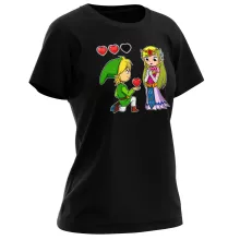 Camiseta Mujer Link “Link y Zelda” – Parodia de Zelda