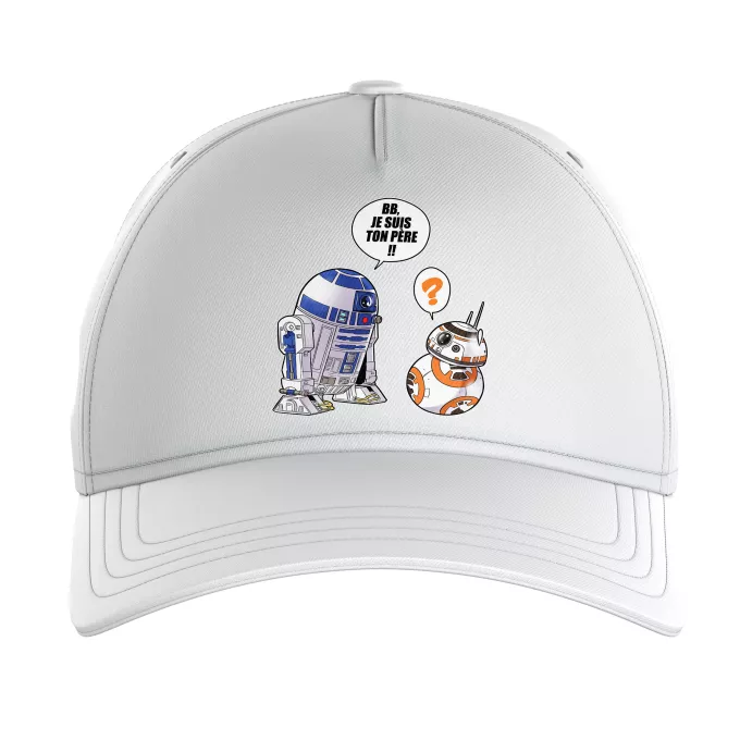Casquettes Enfants Parodie Star Wars BB, je suis ton père (SD Edition) - R2-D2, BB-8