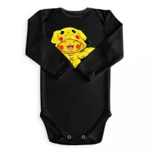 Body bébé manches longues Pikachu « L'ultime cosplayer » – Parodie Pokémon