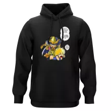 Sweat à capuche Hyoga « Non ! Pas la piqûre ! » – Parodie Saint Seiya