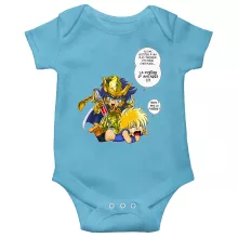 Body bébé Hyoga « Non ! Pas la piqûre ! » – Parodie Saint Seiya