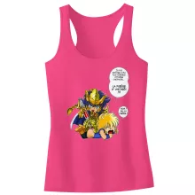 Débardeur Enfant Fille Hyoga « Non ! Pas la piqûre ! » – Parodie Saint Seiya