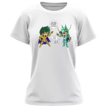 T-shirt Femme Shura « J't'ai cassé là ! » – Parodie Saint Seiya