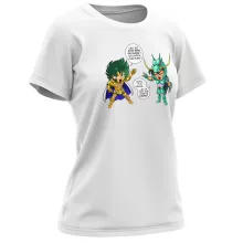 T-shirt Femme Shura « J't'ai cassé là ! » – Parodie Saint Seiya