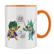 Mug Shura « J't'ai cassé là ! » – Parodie Saint Seiya