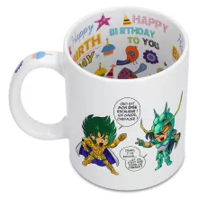 Mug Shura « J't'ai cassé là ! » – Parodie Saint Seiya