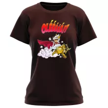 Taurus Aldebaran Damen T-shirt “Taurus Aldebaran und Pegasus Seiya” – Parodie auf Saint Seiya