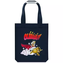 Borsa Tote Bag in cotone organico Parodie di Manga