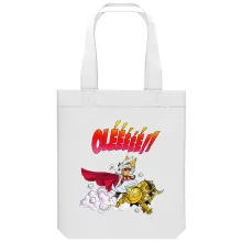 Taurus Aldebaran totebag “Taurus Aldebaran and Pegasus Seiya” – Knights of the Zodiac - Saint Seiya parody