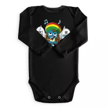Body bébé manches longues Happy « Happy Bobby » – Parodie Fairy Tail