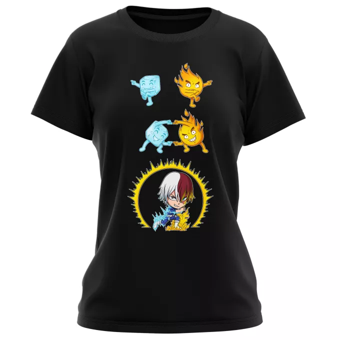 Kvinnor T-shirts Parodi My Hero Academia Shoto Todoroki