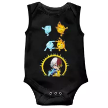 Mouwloos Babyromper Manga-parodieën
