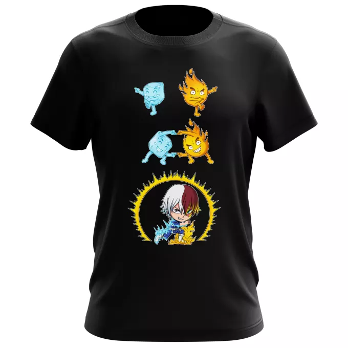 T-shirts för män Parodi My Hero Academia Shoto Todoroki
