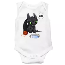 Mouwloos Babyromper – Hoe tem je een draak parodie