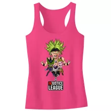 Canotta per bambine e ragazze Broly “Broly, Majin Bu, Cell e Freezer” – Parodia dei Dragon Ball Z
