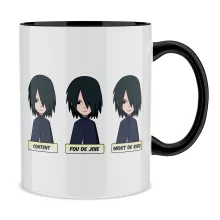 Mug Sasuke Uchiwa « Toujours aussi expressif... » – Parodie Naruto
