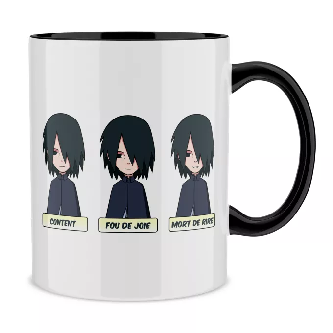 Mugs Parodie Naruto Toujours aussi expressif... - Sasuke Uchiwa