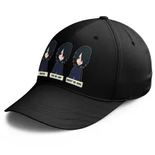 Casquette Sasuke Uchiwa « Toujours aussi expressif... » – Parodie Naruto