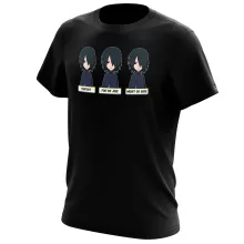 T-shirt Sasuke Uchiwa « Toujours aussi expressif... » – Parodie Naruto