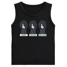 Débardeurs Enfants Sasuke Uchiwa « Toujours aussi expressif... » – Parodie Naruto