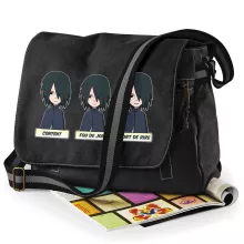 Sac à bandoulière Sasuke Uchiwa « Toujours aussi expressif... » – Parodie Naruto