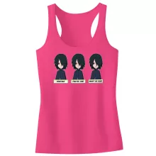 Débardeur Enfant Fille Sasuke Uchiwa « Toujours aussi expressif... » – Parodie Naruto