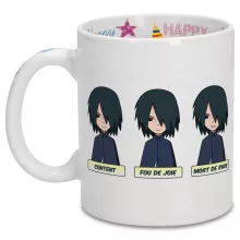 Mug Sasuke Uchiwa « Toujours aussi expressif... » – Parodie Naruto