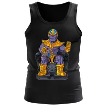 Thanos Herren Tank Top “Thanos von Avengers und Beerus von Dragon Ball Super” – Parodie auf Dragon Ball Super