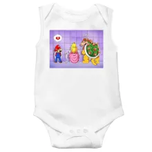 Body bébé « Un coeur brisé ! » – Parodie Super Mario