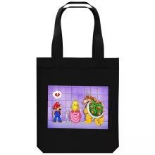 Organic Cotton Tote Bag Video Games Parodies