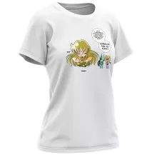 T-shirt Femme Shiryu « La technique interdite: le Roupillon du Lotus !! » – Parodie Saint Seiya