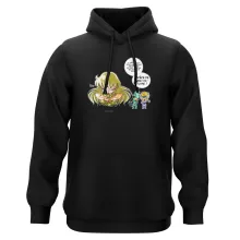 Sweat à capuche Shiryu « La technique interdite: le Roupillon du Lotus !! » – Parodie Saint Seiya