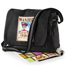 Sac à bandoulière Charlie « Mystérieux Wanted » – Parodie Où est Charlie
