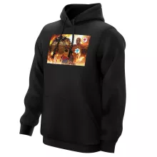 Sweat à capuche Luffy « Un Combat Titanesque piraté... !! » – Parodie One Piece