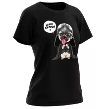 T-shirt Femme Dark Vadog « Je suis ton pépère... !! » – Parodie Star Wars
