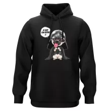 Sweat à capuche Dark Vadog « Je suis ton pépère... !! » – Parodie Star Wars